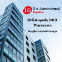 Konferencja IT w Administracji, 20.11.19 Warszawa