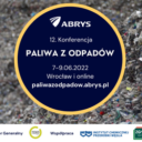 12. Konferencji Paliwa z odpadów 7-9 czerwca Wrocław i online
