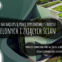 II Konkurs PSDZ na najlepszą pracę dyplomową z zakresu dachów zielonych i żyjących ścian