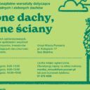 Poznań dotacja i warsztaty „Zielone dachy, zielone ściany”