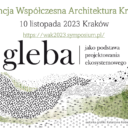 Współczesna Architektura Krajobrazu 10 listopada 2023, Centrum Kongresowe UR, Kraków