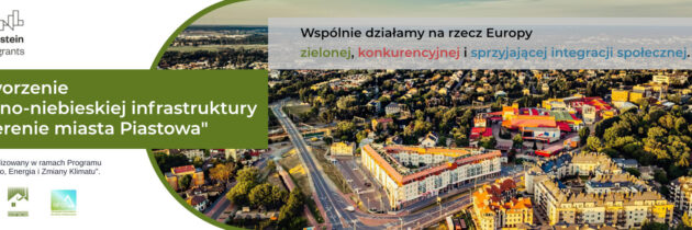 Podsumowanie projektu „Utworzenie zielono-niebieskiej infrastruktury na terenie miasta Piastowa”