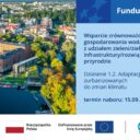 Wsparcie zrównoważonych systemów gospodarowania wodami opadowymi z Funduszy Europejskich