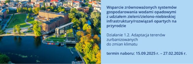 Wsparcie zrównoważonych systemów gospodarowania wodami opadowymi z Funduszy Europejskich