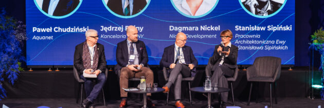Błękitno-zielona rewolucja w gąszczu przepisów i okienek. Relacja z debaty z konferencji Stormwater Poland „Wspólny język dla wody – prawo, biznes, architektura”